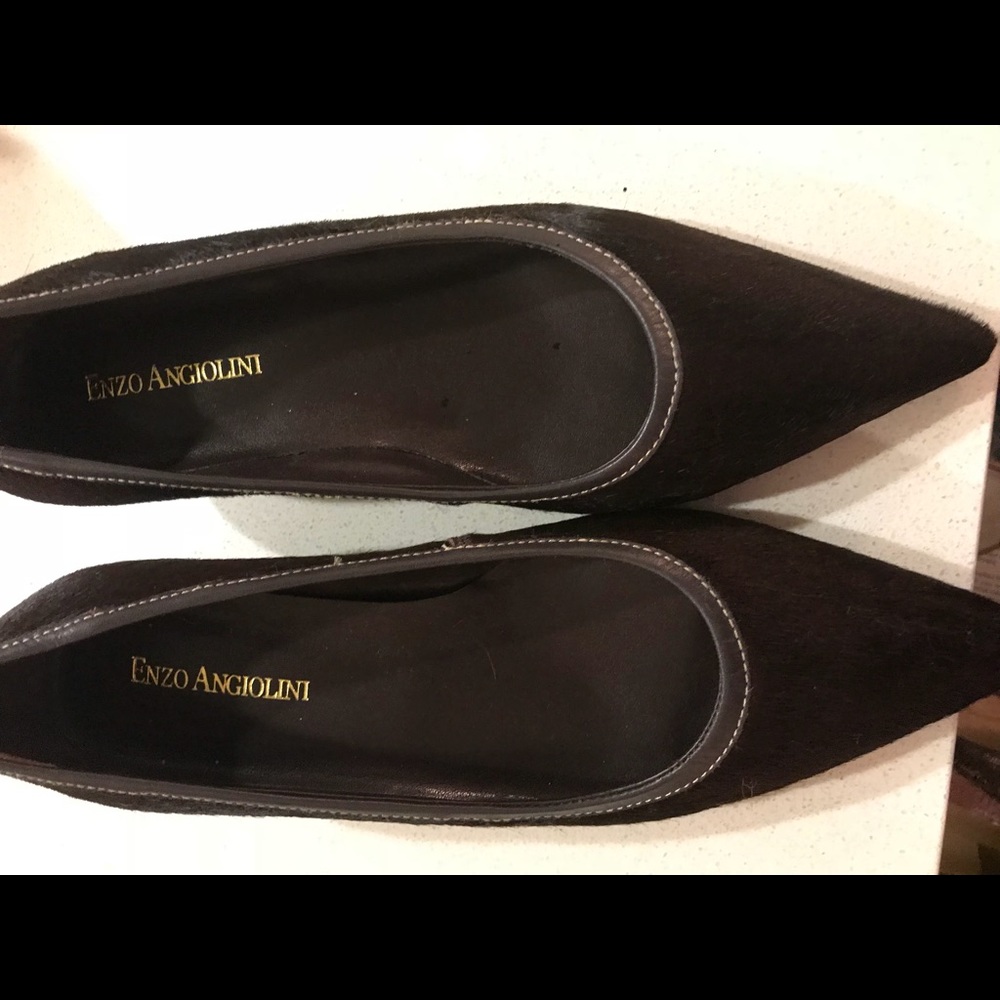 Enzo caw hair shoes